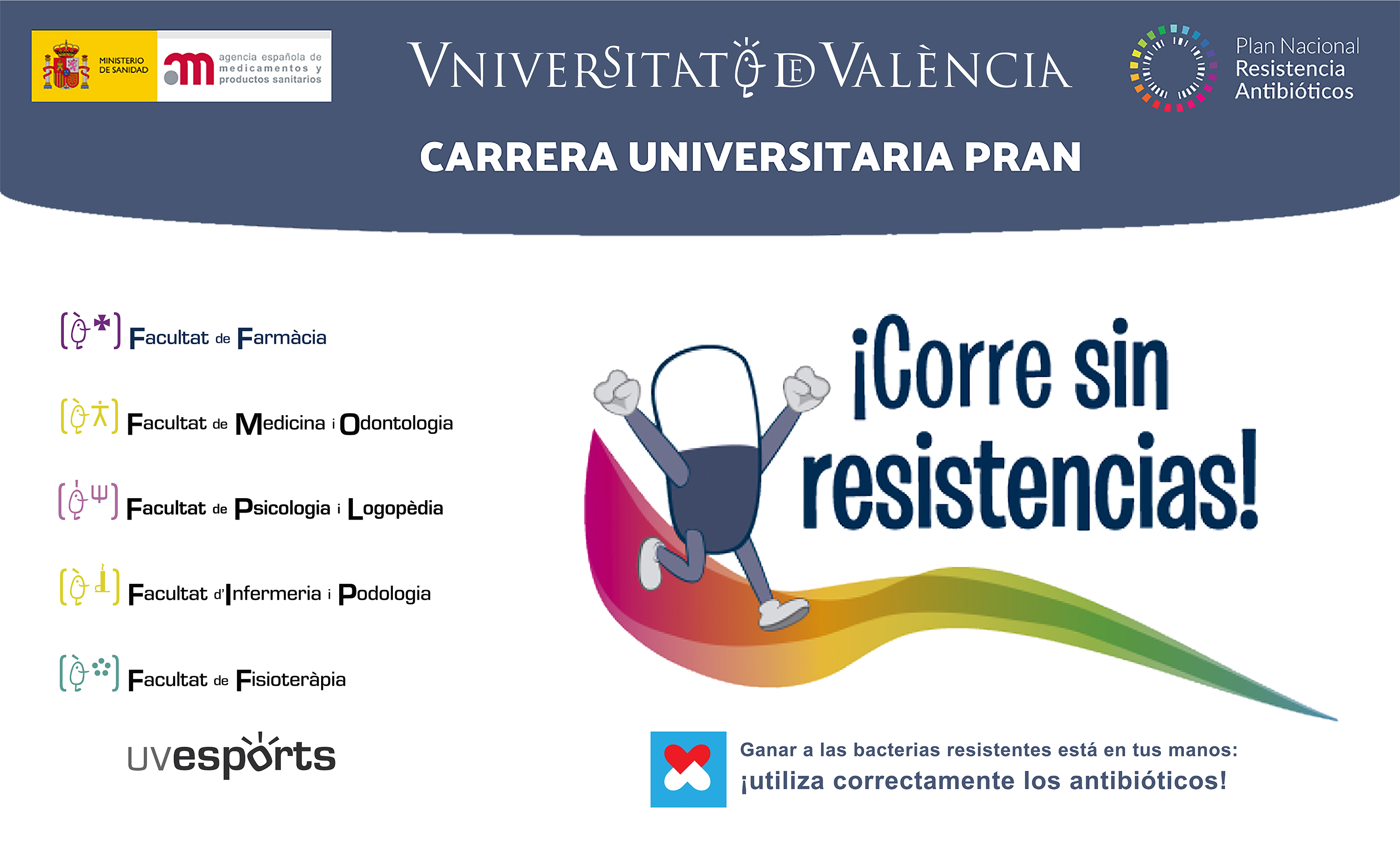 ¡Corre sin resistencias! Carrera popular universitaria 5 de noviembre